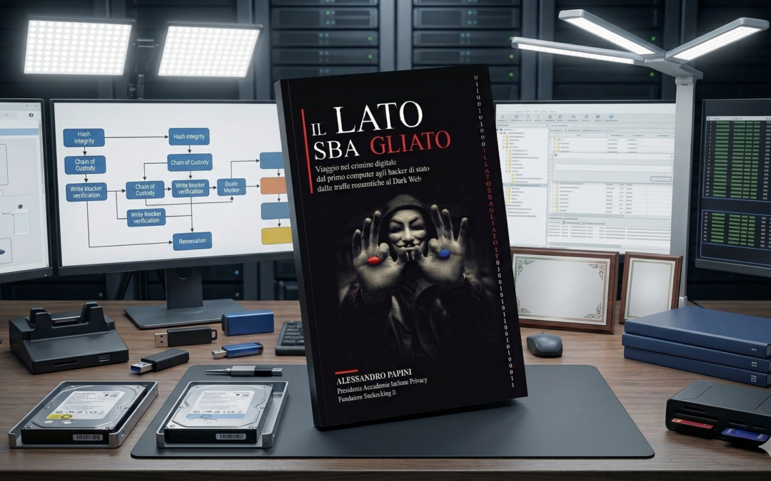 Alessandro Papini condivide ne Il lato sbagliato la sua esperienza sul campo. Una raccolta di casi reali e riflessioni per chi lavora con le prove digitali